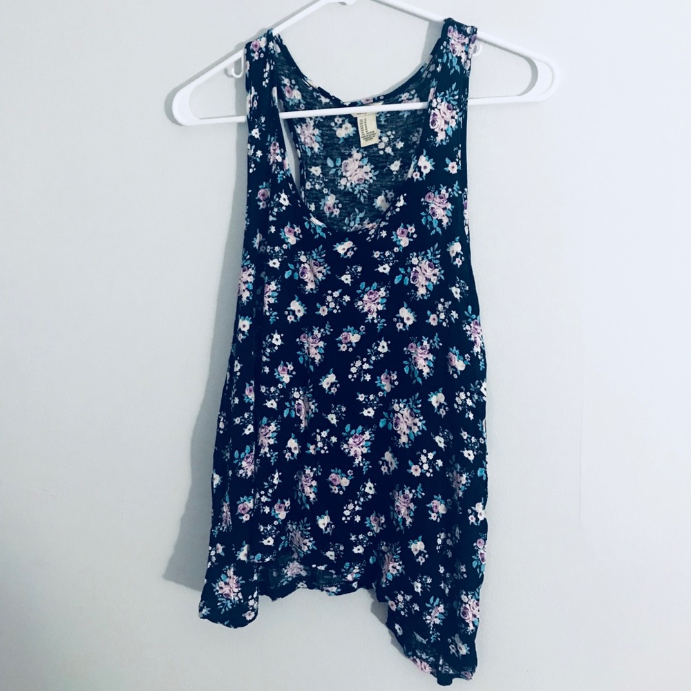 Floral Racerback Tank - Picture 1 of 4